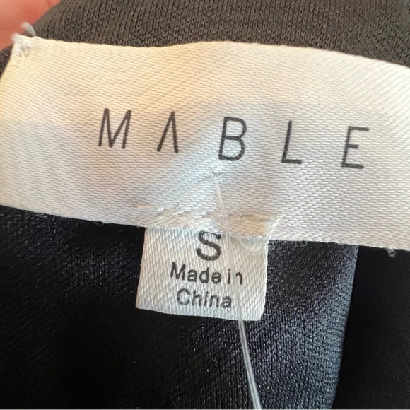 Mable Women’s Rendezvous Shag Dress Size Small Black Backless Spaghetti Straps - Picture 7 of 10